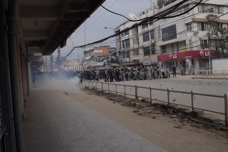 DPM Thapa submits memorandum to EC after clash